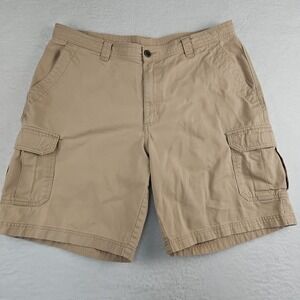 COLUMBIA Mens‎ Omni-Shade Cargo Shorts W38 Inseam 10" Medium Beige